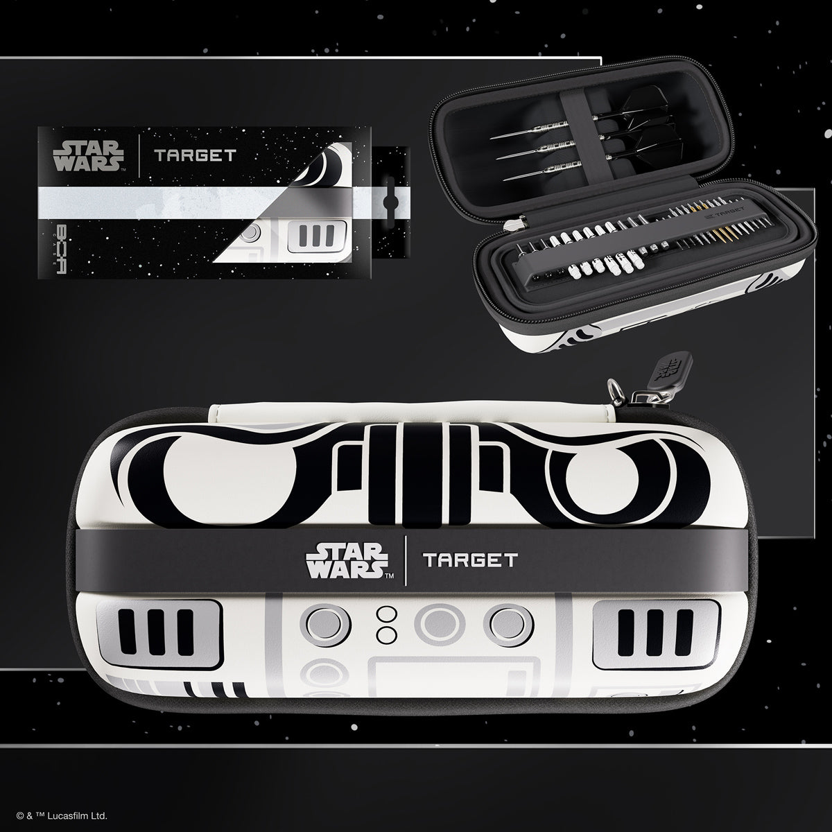 TARGET STAR WARS Stormtrooper BOA Wallet main product image showing the wallet and included contents