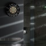 STAR WARS Target TOR Dartboard and Millennium Falcon Surround Bundle alternate lifestyle image showing the dartboard bundle installed and ready for play in a real world setting