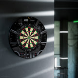 STAR WARS Target TOR Dartboard and Millennium Falcon Surround Bundle lifestyle image showing the dartboard bundle installed and ready for play in a real world setting