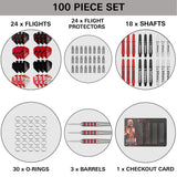 Target Stephen Bunting 100 Piece Brass Darts Set