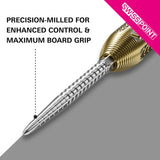Target Swiss Chrono Points Silver alternative angle showing the point profile and finish