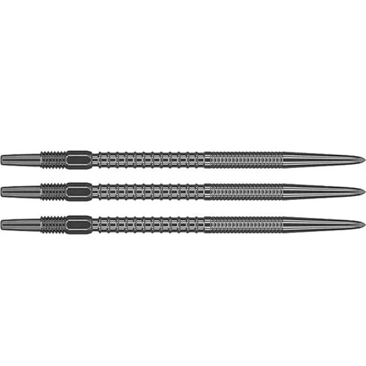 Target Swiss Firepoint Replacement Dart Points Black main product image showing the Swiss Points