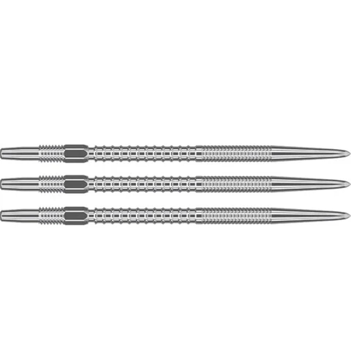 Target Swiss Firepoint Replacement Dart Points Silver main product image showing the Swiss Points