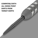 Target Swiss GRD Points Black alternative angle showing the point profile and black finish