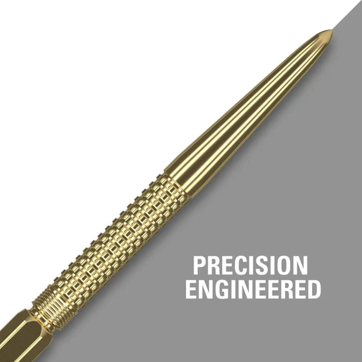 Target Swiss GRD Points Gold macro image showcasing the precision engineering and point detail