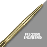 Target Swiss GRD Points Gold macro image showcasing the precision engineering and point detail