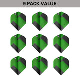 TAG Flights (3 Sets) by Target Green image showing the included 9 pack of dart flights.