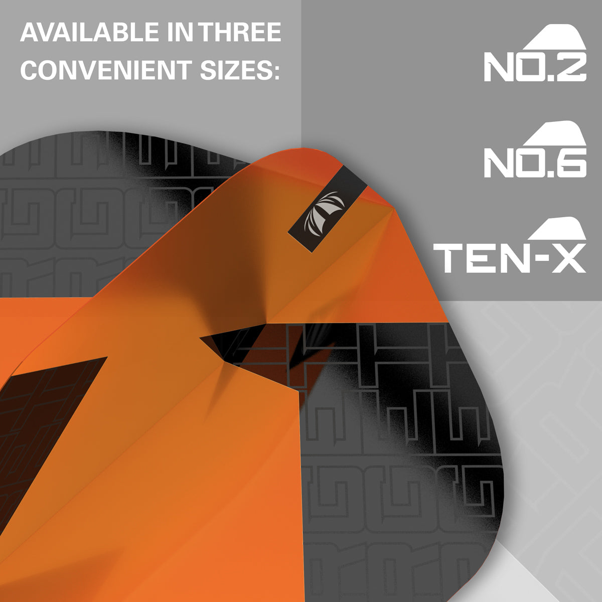 TAG Flights (3 Sets) by Target Orange image demonstrating the durable flight construction for long lasting performance.