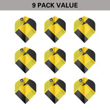 TAG Flights (3 Sets) by Target Yellow image showing the included 9 pack of dart flights.
