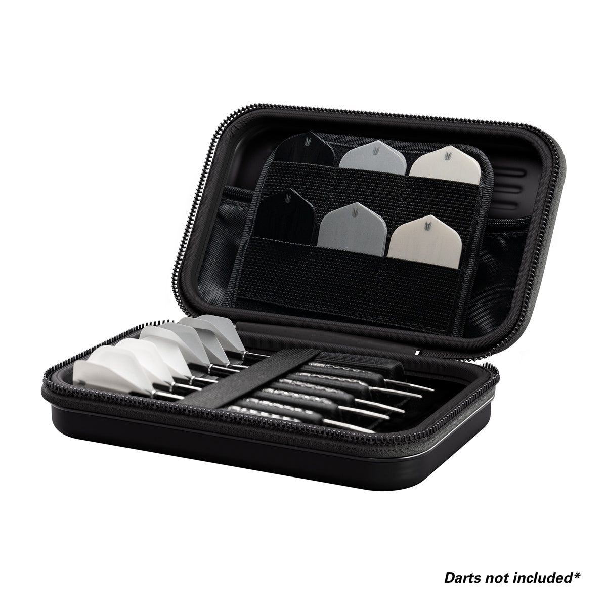 Target Takoma Dart Case Luke Littler XL image showing the inside of the case with storage compartments and layout