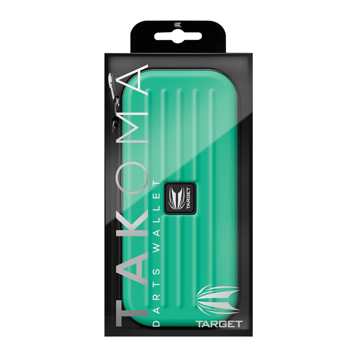 Target Takoma Darts Case Wallet Aqua outer box image showing the retail packaging and branding