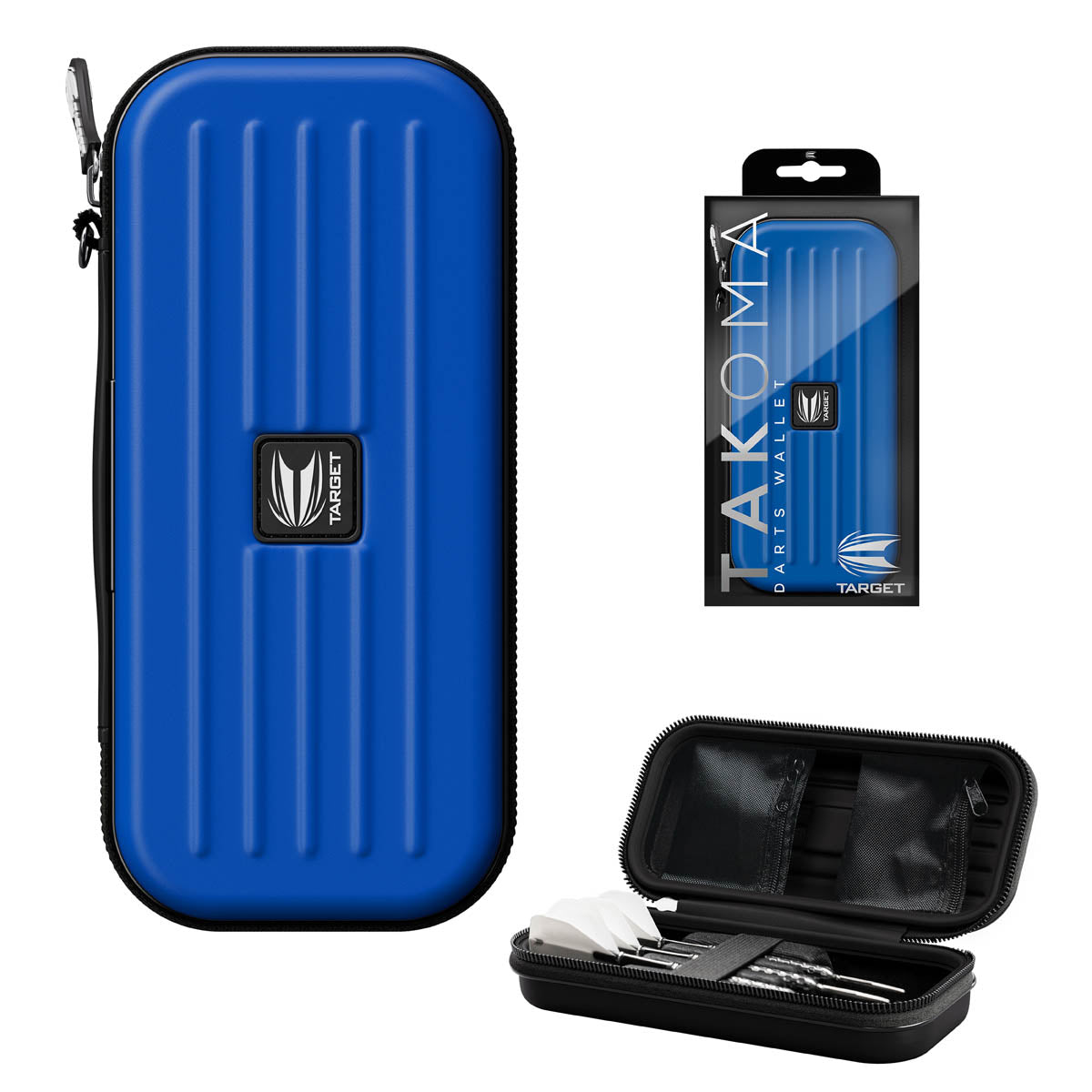 Target Takoma Darts Case Wallet Blue main product image showing the case and included contents
