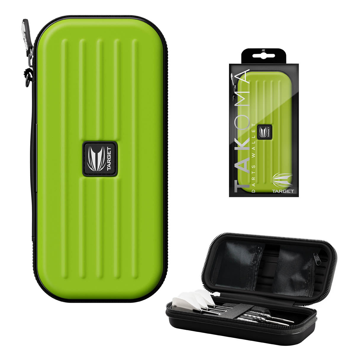 Target Takoma Darts Case Wallet Green main product image showing the case and included contents