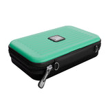 Target Takoma XL Large Darts Case Wallet Aqua dynamic angle image highlighting the case design and premium finish