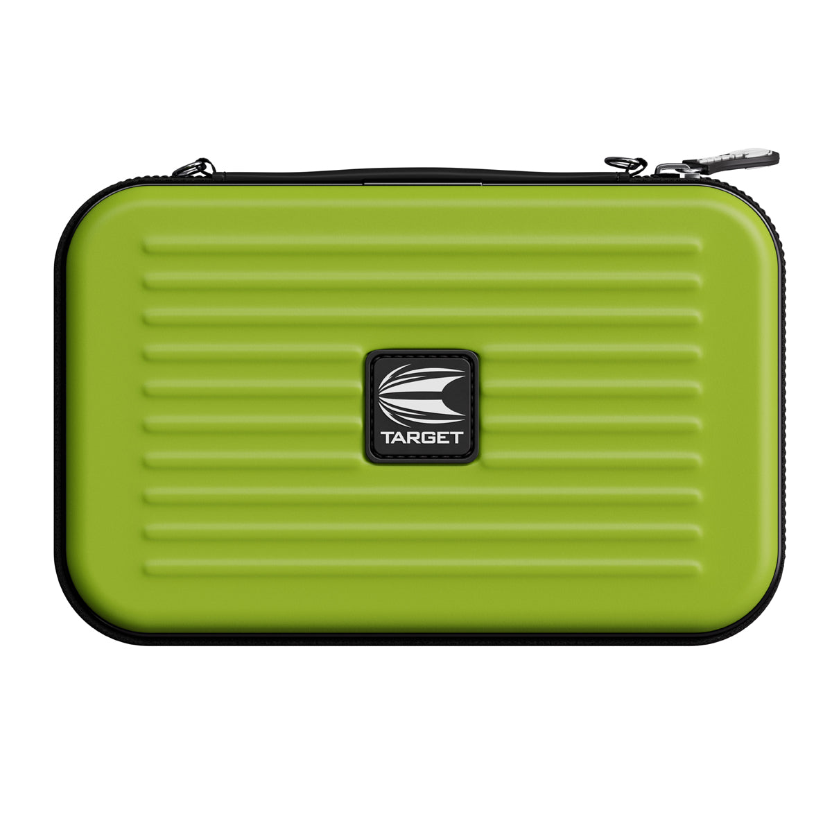 Target Takoma XL Large Darts Case Wallet Green top down image showing the case and storage arrangement
