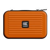 Target Takoma XL Large Darts Case Wallet Orange top down image showing the case and storage arrangement