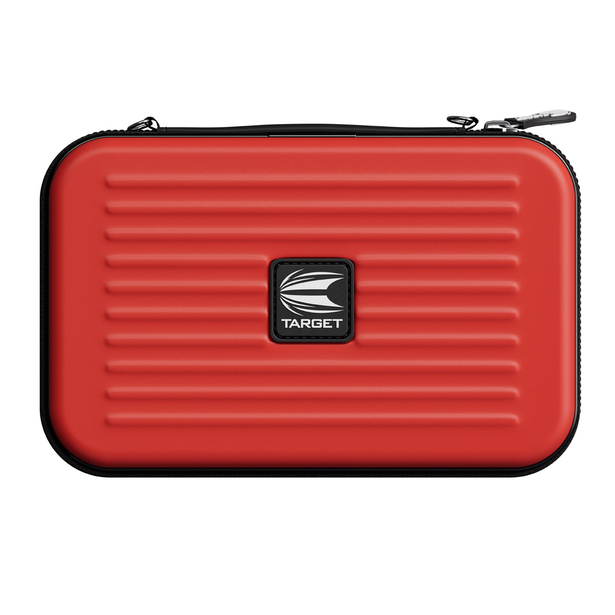 Target Takoma XL Large Darts Case Wallet Red top down image showing the case and storage arrangement