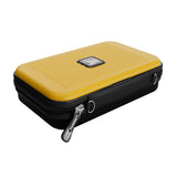 Target Takoma XL Large Darts Case Wallet Yellow dynamic angle image highlighting the case design and premium finish