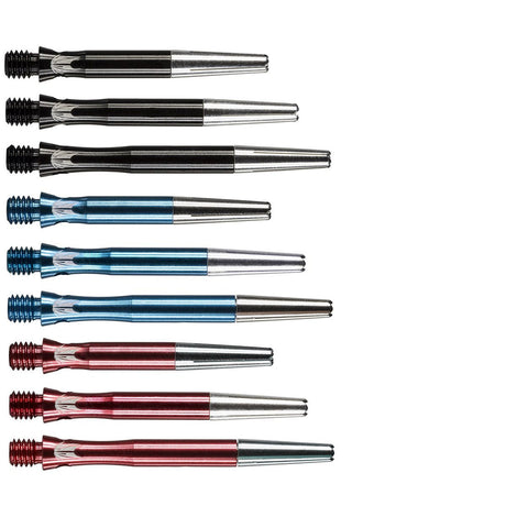 Top Spin S Line Dart Stems Shafts main product image showing the shafts, packaging, and included contents