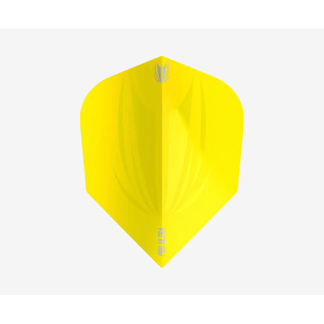 Id Pro.Ultra Yellow No6 Flight Dart Flights by Target main product image on a white background.