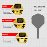 Diagram comparing the No.2 and No.6 K Flex flight shapes