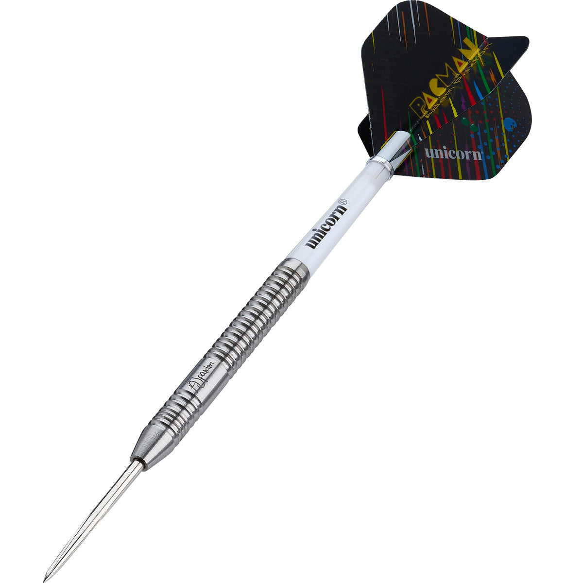 Adam Paxton Steel Tip Darts angled product image displaying the barrel profile, grip layout, and design features