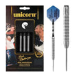 Bob Anderson World Champion Ambassador Steel Tip Darts main product image showing the darts, packaging, flights, shafts, and included accessories