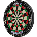 Unicorn Contender Trainer Dartboard alternate product image showing the dartboard and product contents