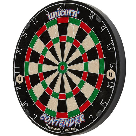 Unicorn Contender Trainer Dartboard alternate product image showing the dartboard and product contents