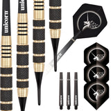 Core Plus Brass Steel Tip Darts contents image displaying everything included inside the package