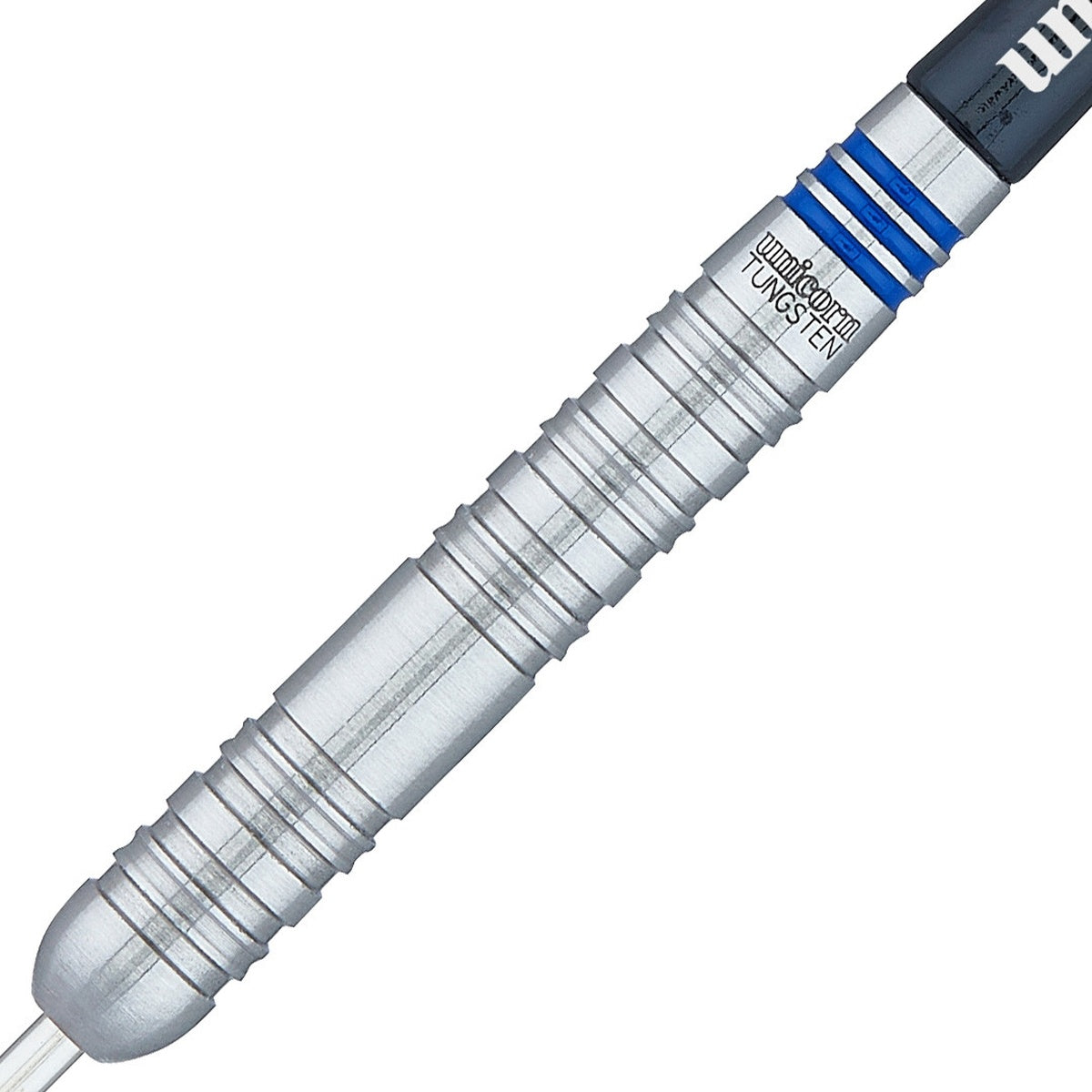Core Tungsten Style 1 Steel Tip Darts close up image showing detailed grip patterns, machining, coating, and precision craftsmanship