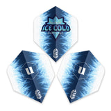 Darren Beveridge Ultrafly Plus Dart Flights by Unicorn showing multiple angles of all 3 dart flights on a white background.