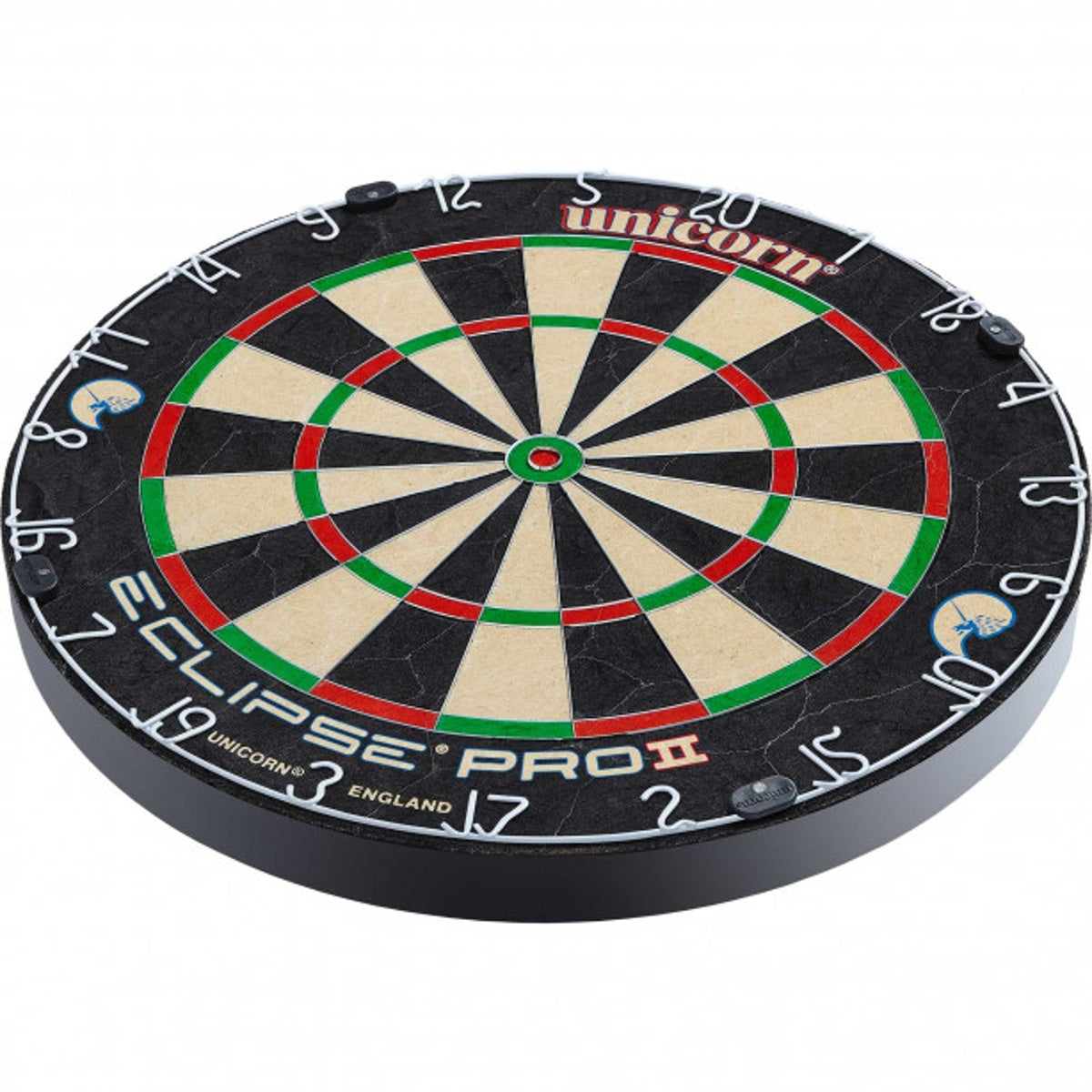 Unicorn Eclipse Pro 2 Dartboard alternate product image showing the dartboard and product contents