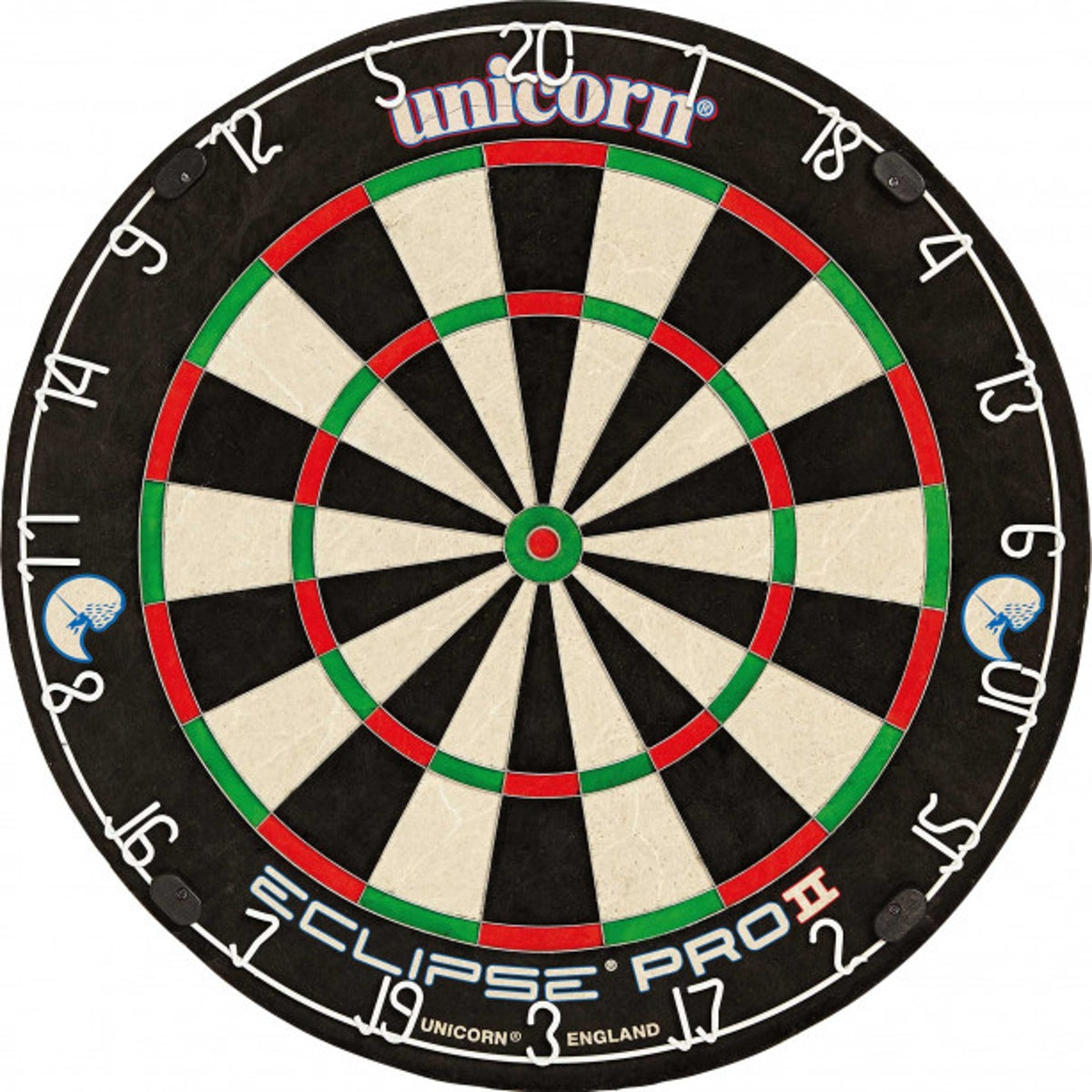 Unicorn Eclipse Pro 2 Dartboard main product image showing the dartboard and product contents