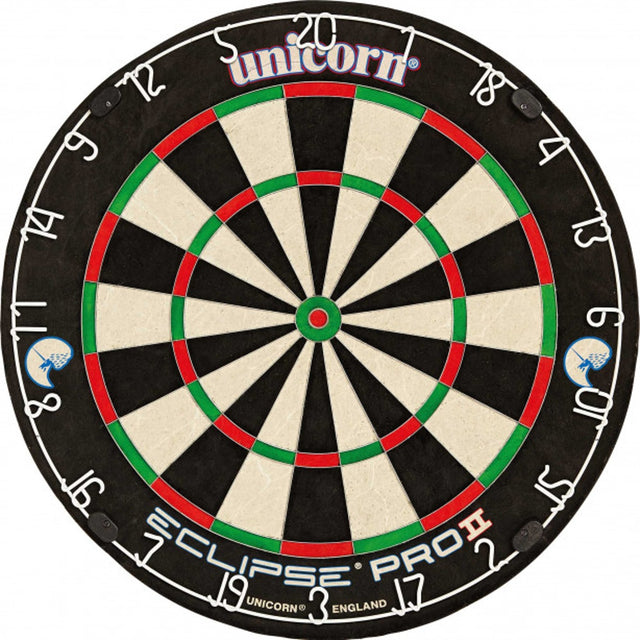 Unicorn Eclipse Pro 2 Dartboard main product image showing the dartboard and product contents