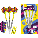 Flair 5 Steel Tip Darts contents image displaying everything included inside the package