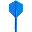 Forge Blue All,In,One Dart Flights by Unicorn main product image on a white background.