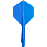 Forge Blue All,In,One Dart Flights by Unicorn main product image on a white background.
