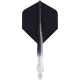 Unicorn Forge Plus Clear Two,Tone Integrated Dart Flights & Shafts main product image on a white background.