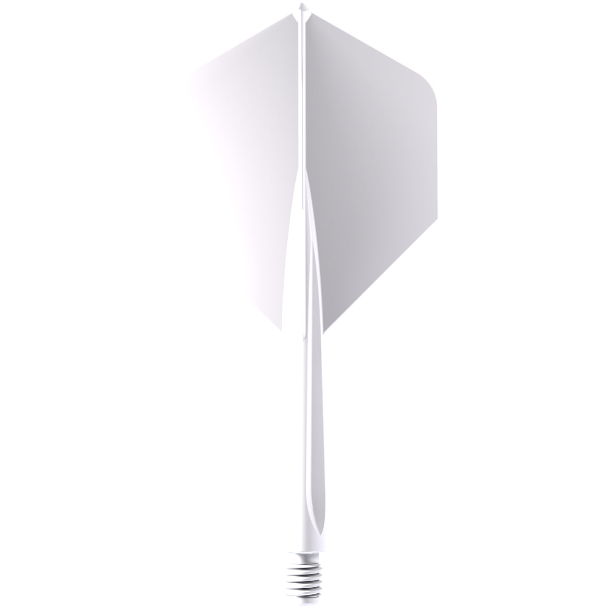 Forge White All In One Dart Flights by Unicorn main product image on a white background.