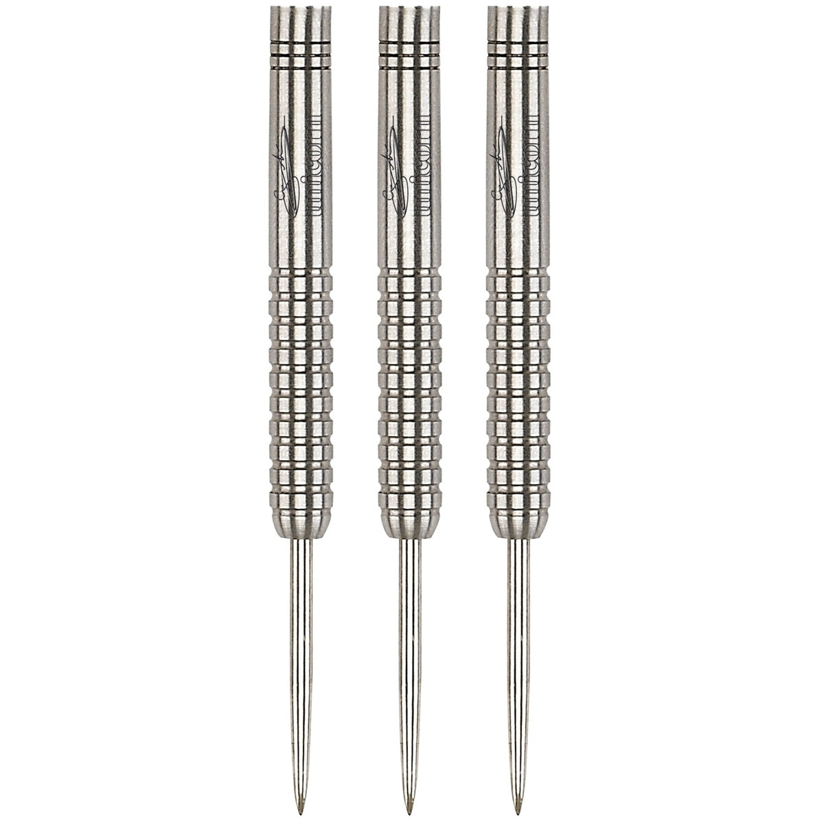 Gary Anderson Phase 1 Purist PDL Steel Tip Darts straight barrel profile image showing the full length design, grip positioning, and barrel geometry