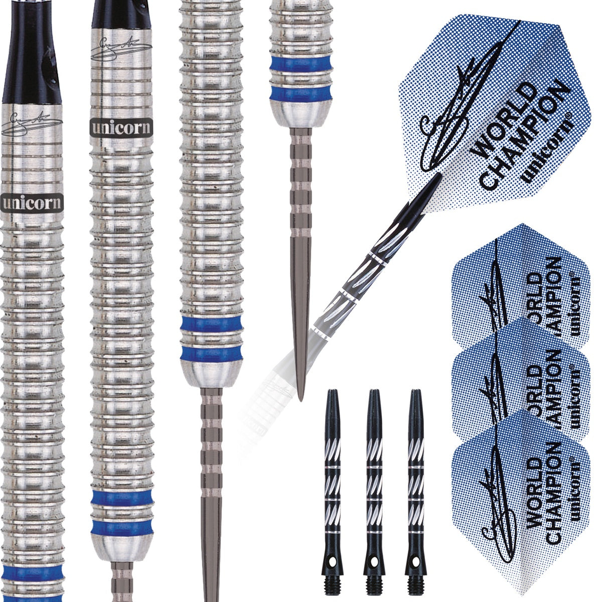 Gary Anderson Phase 3 World Champion Steel Tip Darts by Unicorn