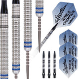 Gary Anderson Phase 3 World Champion Steel Tip Darts contents image displaying everything included inside the package
