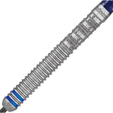 Gary Anderson Phase 5 World Champion Steel Tip Darts close up image showing detailed grip patterns, machining, coating, and precision craftsmanship