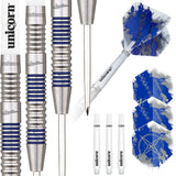 Gary Anderson Silver Star Style 2 Steel Tip Darts contents image displaying everything included inside the package