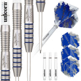 Gary Anderson Silver Star Style 3 Steel Tip Darts contents image displaying everything included inside the package