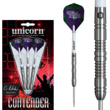 Greg Ritchie Steel Tip Darts main product image showing the darts, packaging, flights, shafts, and included accessories