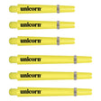 Unicorn Gripper 3 Flair Yellow Dart Stems Shafts main product image showing the dart stems and retail packaging