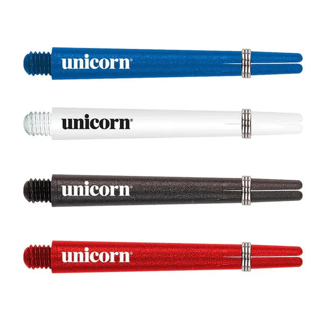 Unicorn Gripper 3 Ring Grip Dart Stems Shafts main product image showing the dart stems and retail packaging