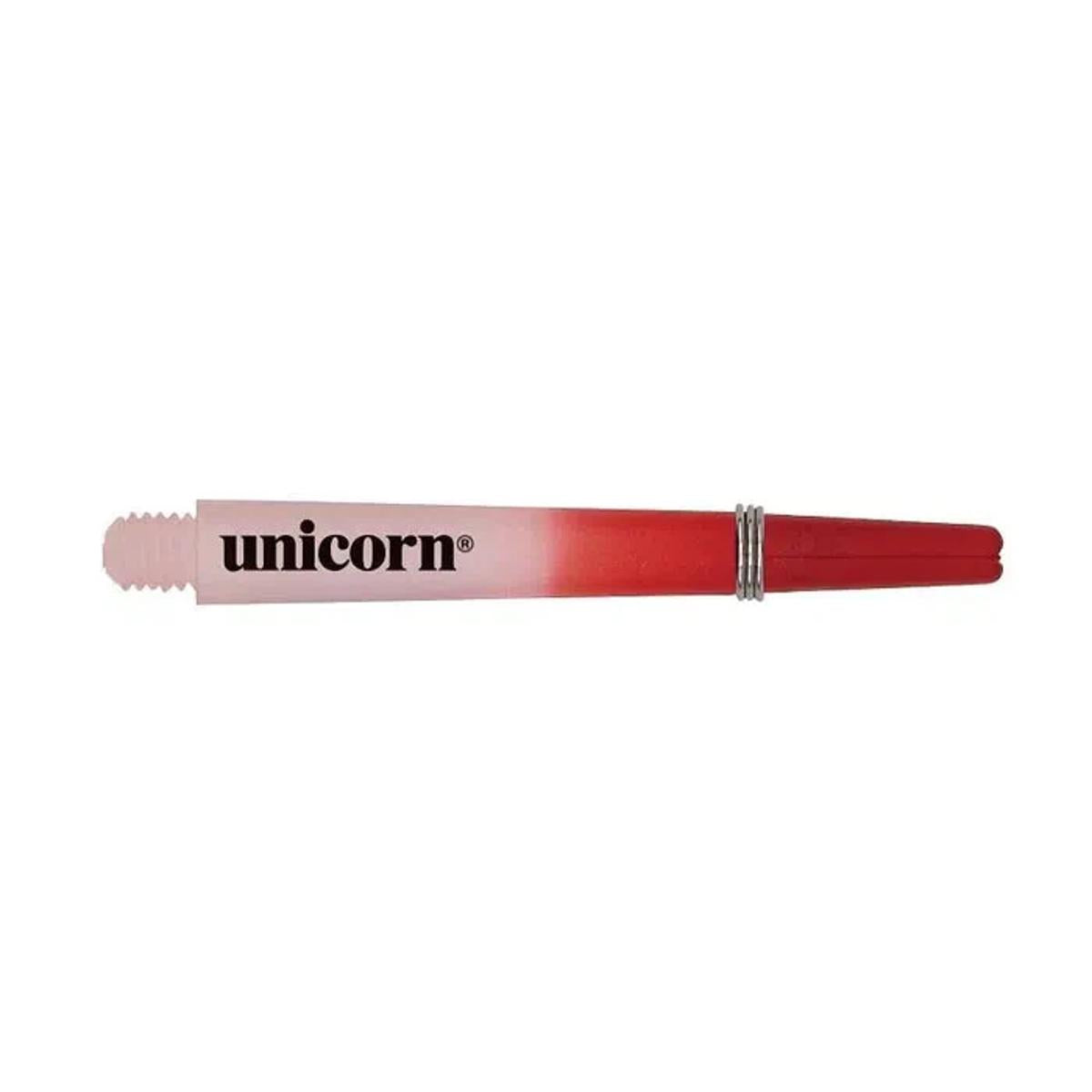 Unicorn Gripper 3 Two Tone Ring Grip Dart Stems Shafts main product image showing the dart stems and retail packaging